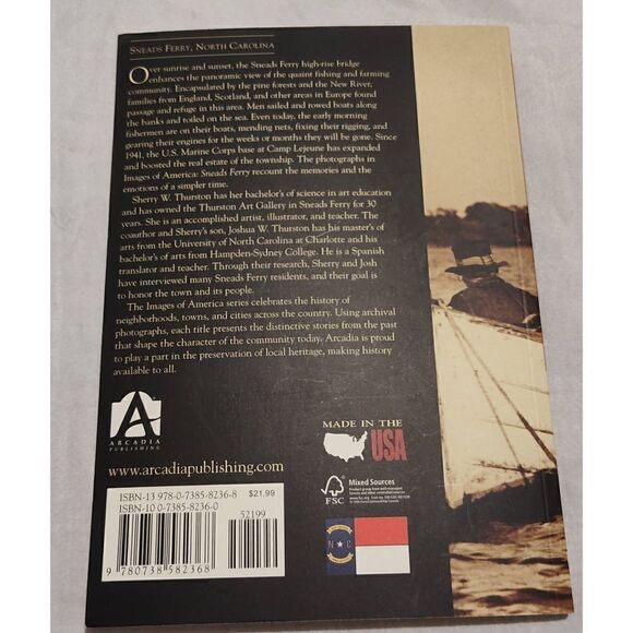 SNEADS FERRY by Sherry and Joshua Thurston (English) Paperback Book. North Carol - Picture 2 of 2